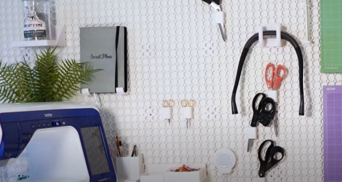 Multiboard modular wall panel system showing interchangeable components and configuration options