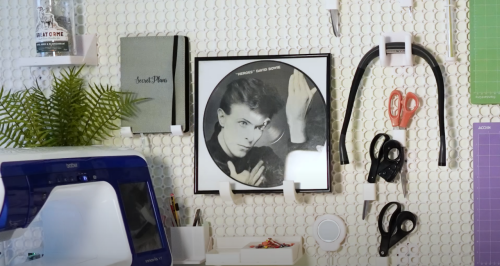 Multiboard modular wall panel system showing interchangeable components